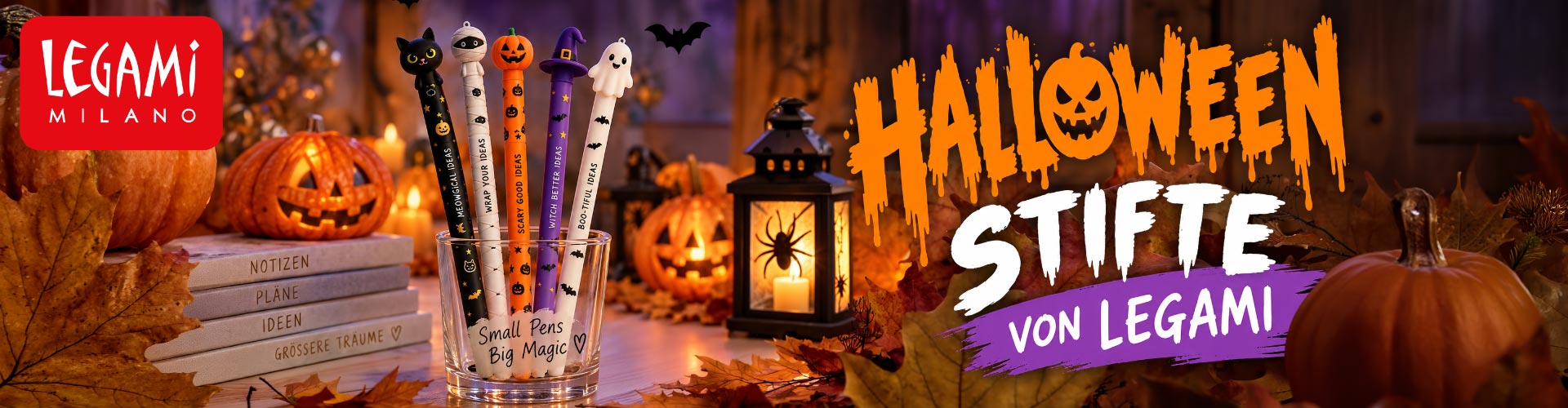 Halloween Stifte von Legami